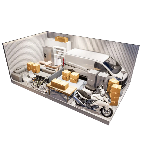 Privé Opslagbox + Parkeerplaats